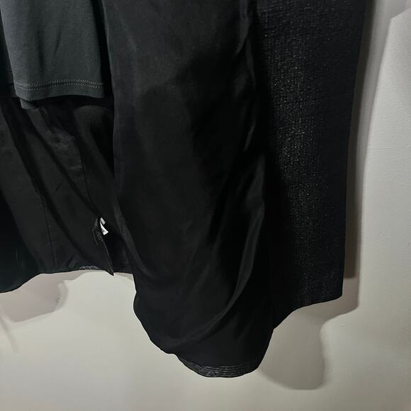 Eileen Fisher Jacket Tank Set Gray Silver Silk Evening Office Holiday 2 Pc XL - Picture 8 of 10